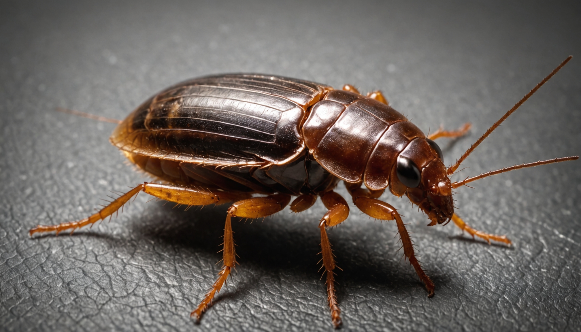 miniature wingless cockroach nymphs